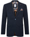 Seersucker Blazer - Navy
